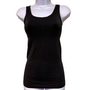 Yummie Solid Black Tank top Shaping Women's Size Small Medium